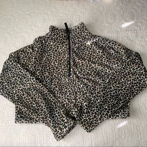 Urban Outfitters Fuzzy Quarter Zip